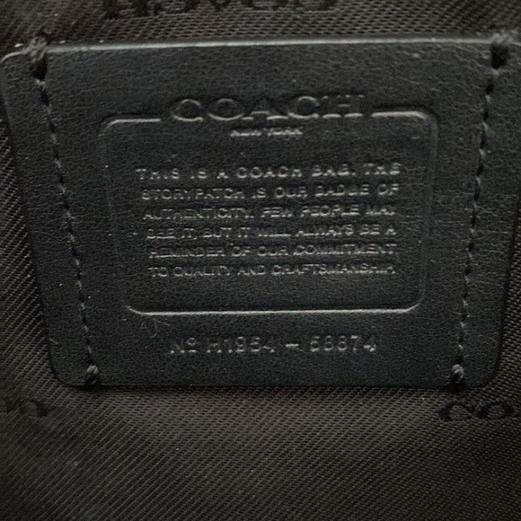 Black Leather Coach Bag Prarie Satchel - Picture 7 of 13